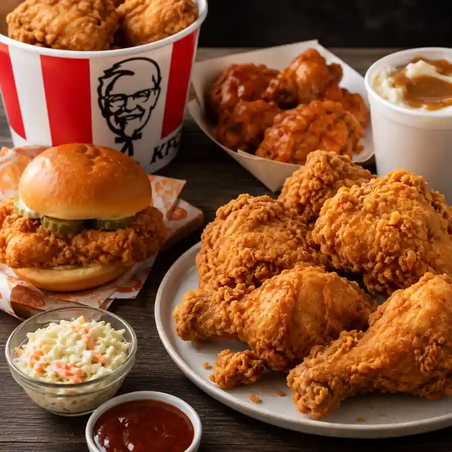 National Fried Chicken Day 2026 deals featuring crispy fried chicken, chicken sandwich, wings and side dishes from popular U.S. restaurant chains.