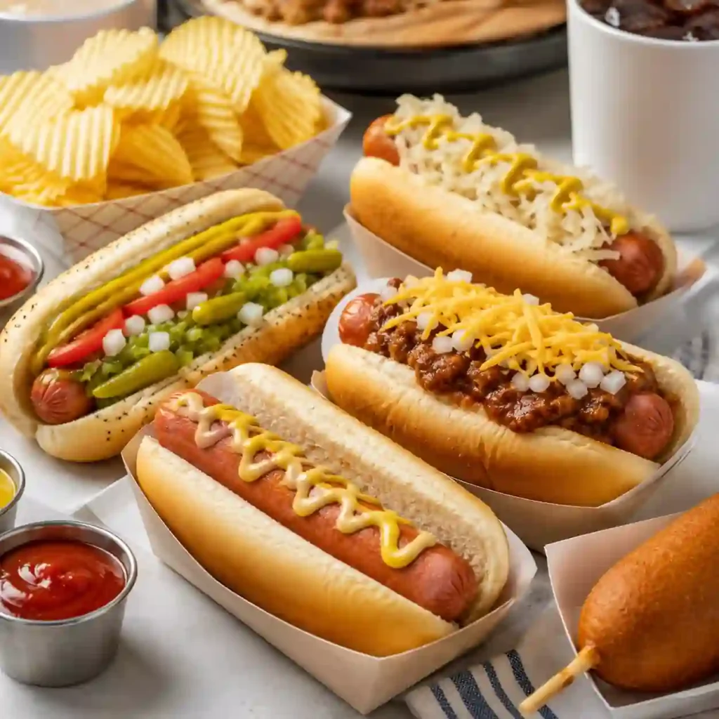 National Hot Dog Day 2026 deals featuring free and discounted hot dogs at top restaurants