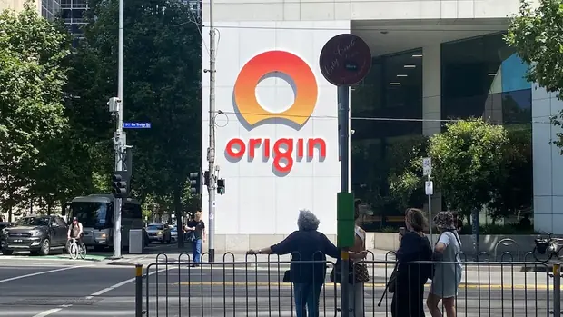 Origin Energy building following the 2026 data breach affecting approximately 900,000 customers.
