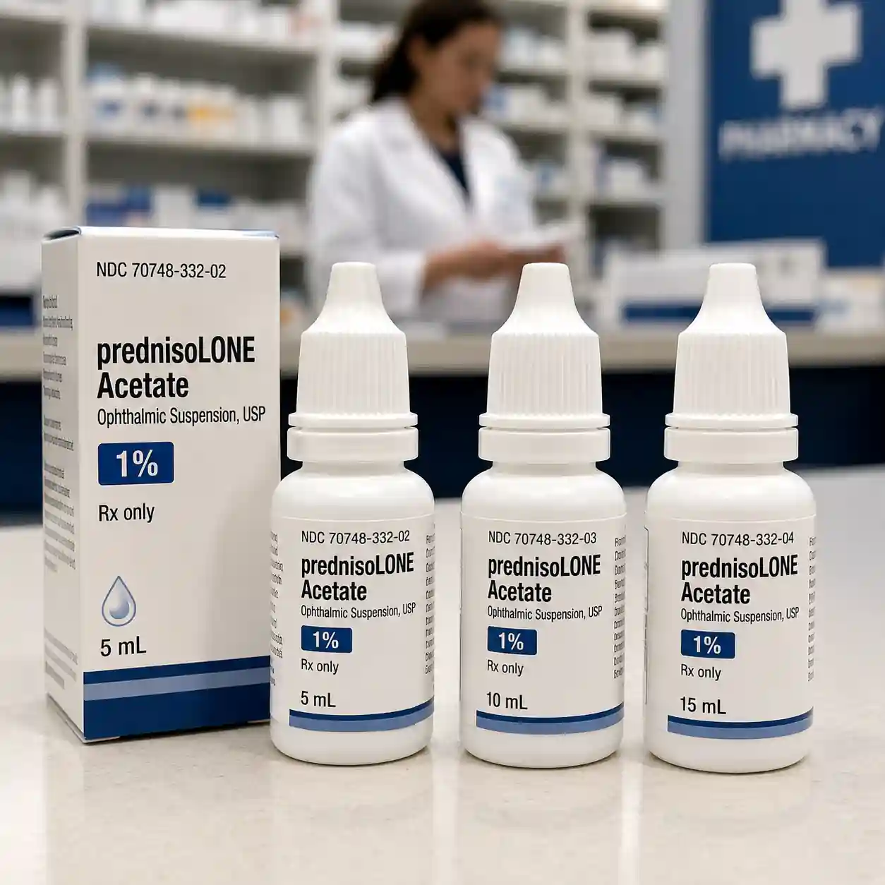 Prednisolone Acetate eye drop bottles recalled nationwide after the FDA flagged a potential foreign substance