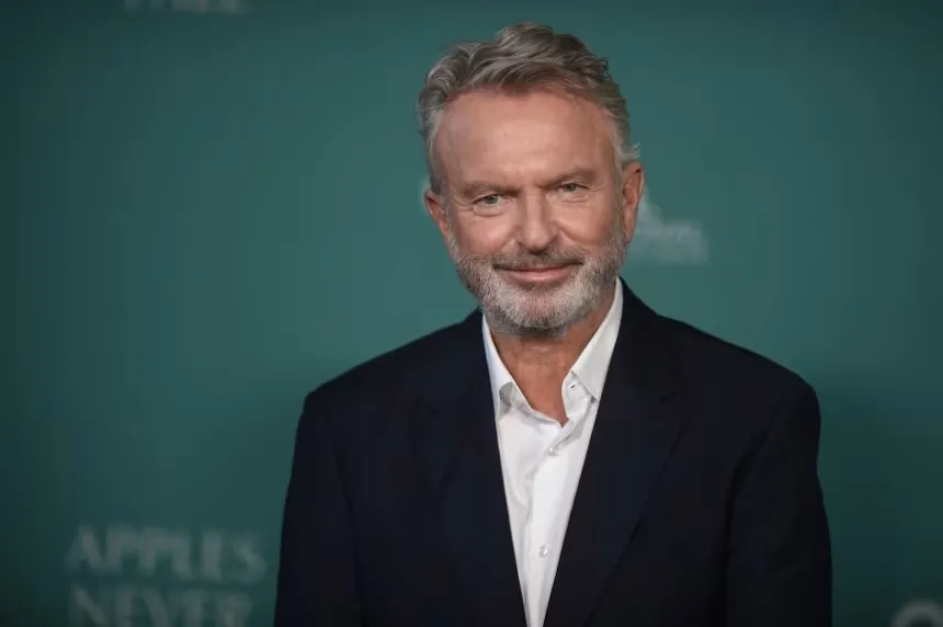 Sam Neill at the premiere of Apples Never Fall, the acclaimed Jurassic Park and Peaky Blinders actor who died aged 78.