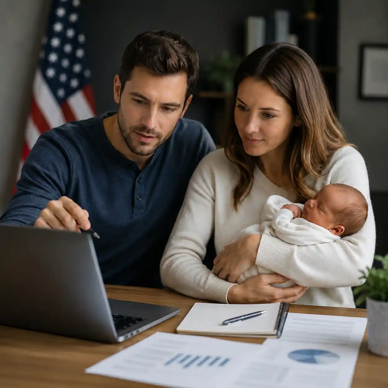 Parents review Trump Accounts eligibility for their newborn as the U.S. child investment program launches with a $1,000 government seed deposit for eligible babies.