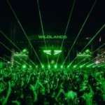 Crowd watching an electronic music stage at Wildlands Festival