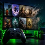 Xbox Game Pass July 2026 leaving games featuring a gaming controller and a digital game library representing titles leaving the subscription service on July 31, 2026.