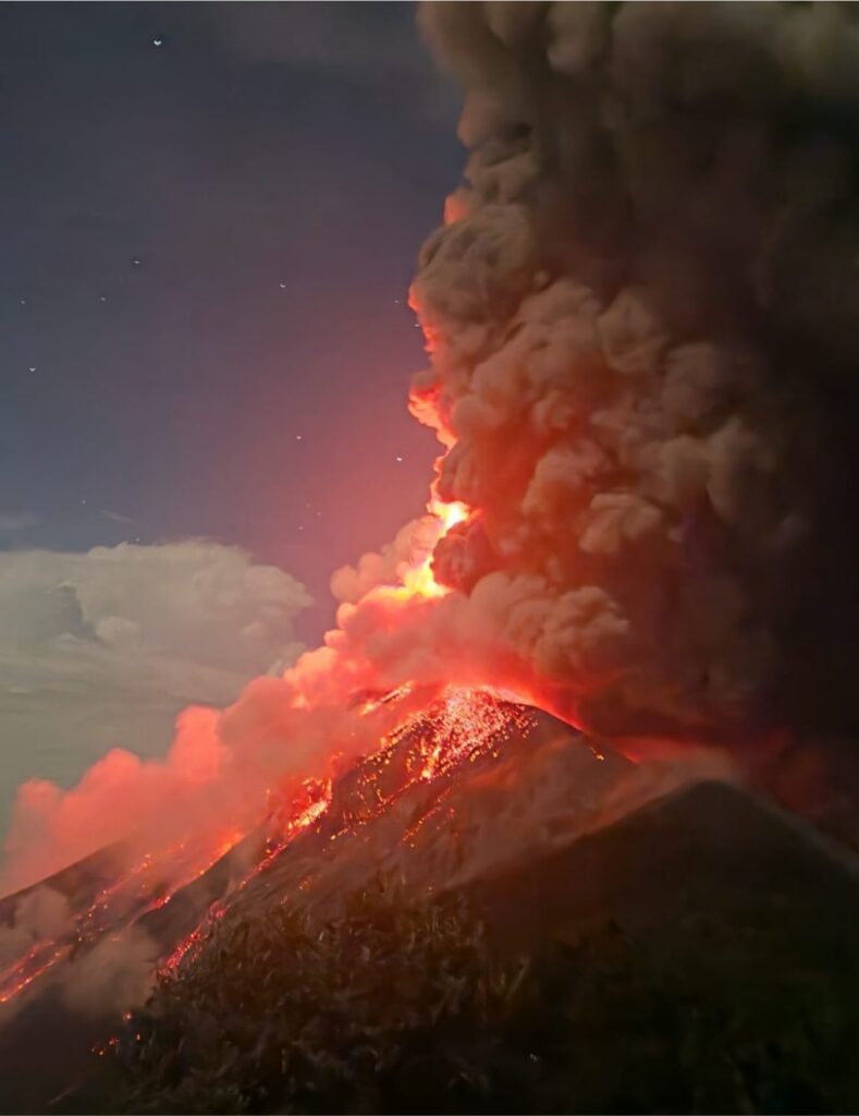 Guatemala Fuego Volcano Eruption: Powerful Explosion Captured on August 9