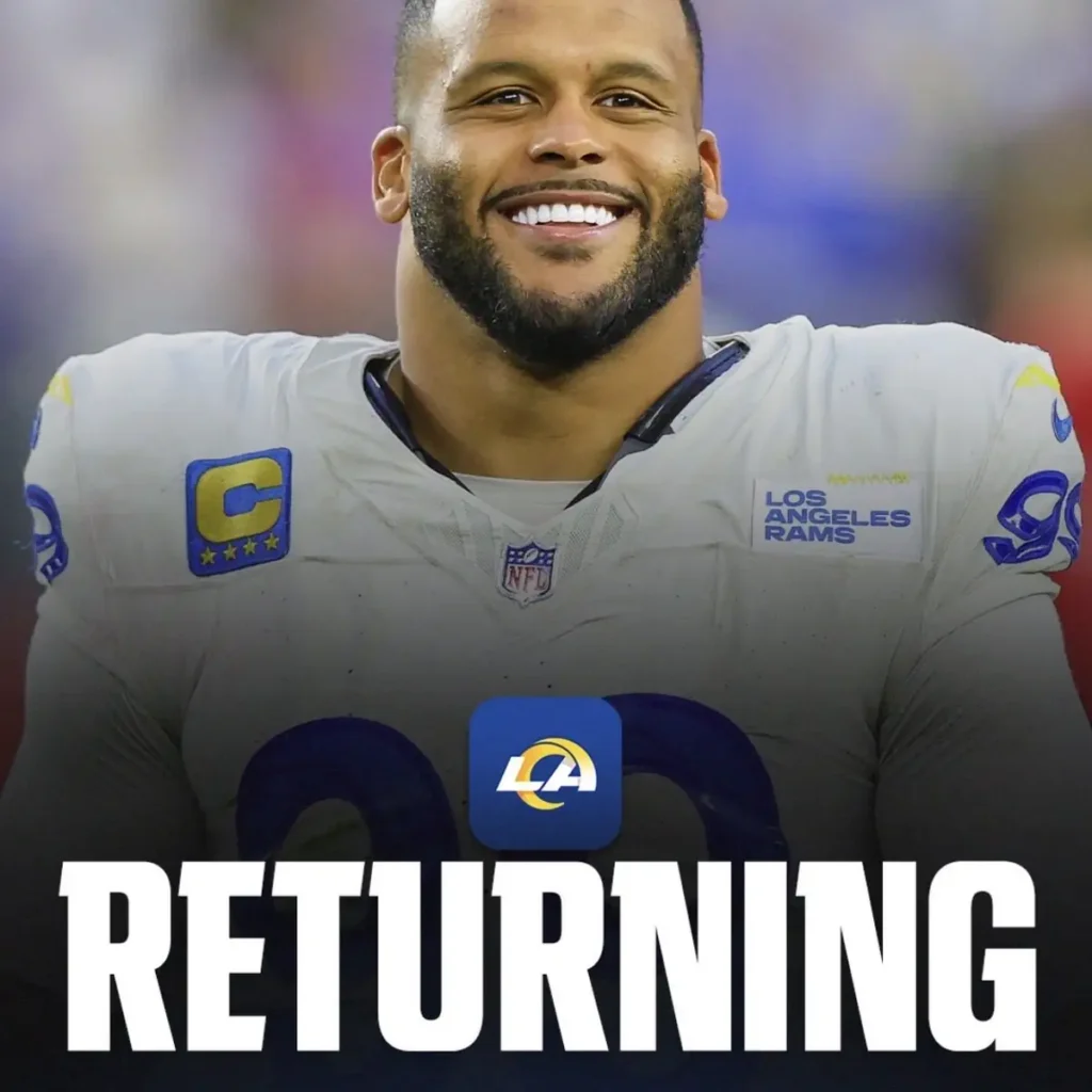 Aaron Donald Returns to Rams on $20M Deal