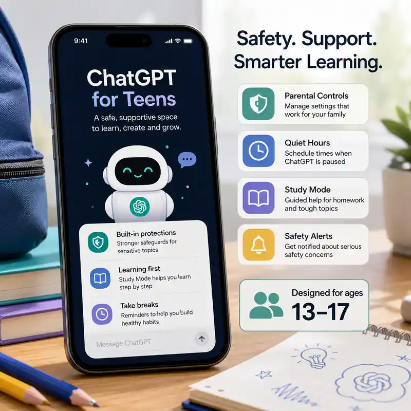 ChatGPT for Teens parental controls and safety features