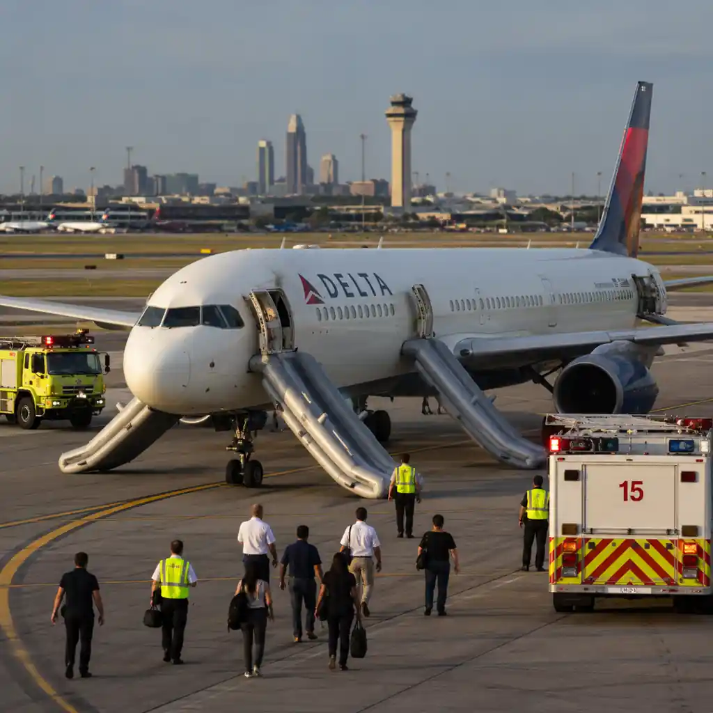 Delta Flight Returns to Atlanta After Cockpit Fumes, 205 Passengers and Crew Evacuated