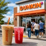 Dunkin’ store ahead of the August 10 million-item giveaway