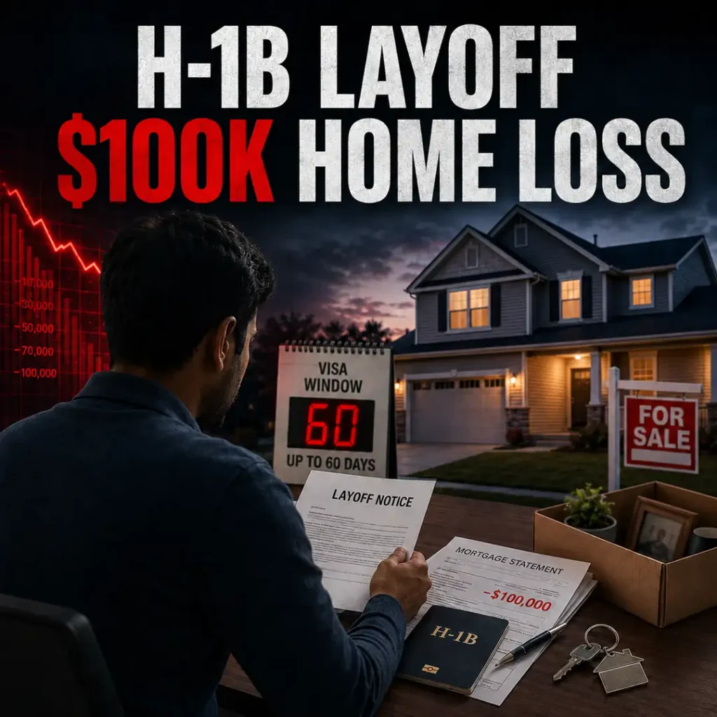 Laid-Off H-1B Worker Faces $100,000 Home Loss as Visa Clock Ticks