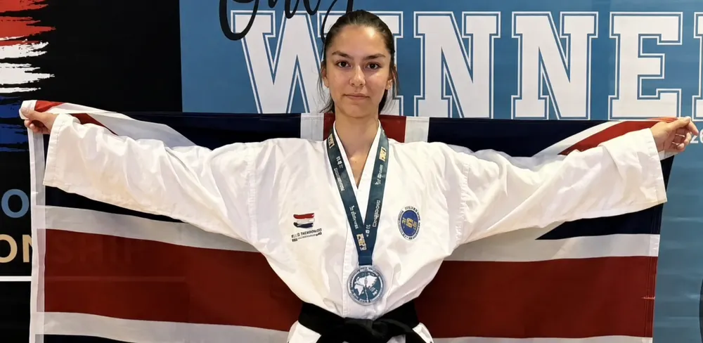 Isabelle Sava, 19-year-old taekwondo world medalist and Queen Mary University law student
