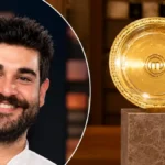 MasterChef Australia 2026 winner Vinnie Gibaldi with the MasterChef trophy