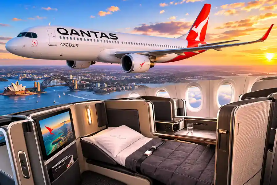 Qantas A321XLR lie-flat Business Class suite coming in 2028