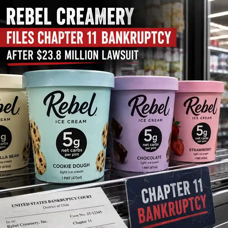 Rebel Creamery Chapter 11 bankruptcy after $23.8 million lawsuit