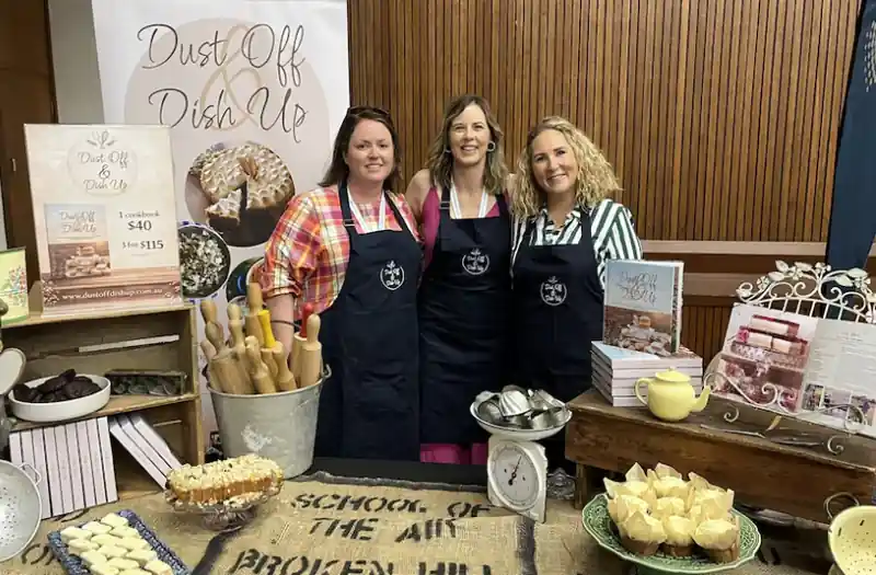 Dust Off and Dish Up cookbook celebrating 70 years of Broken Hill School of the Air