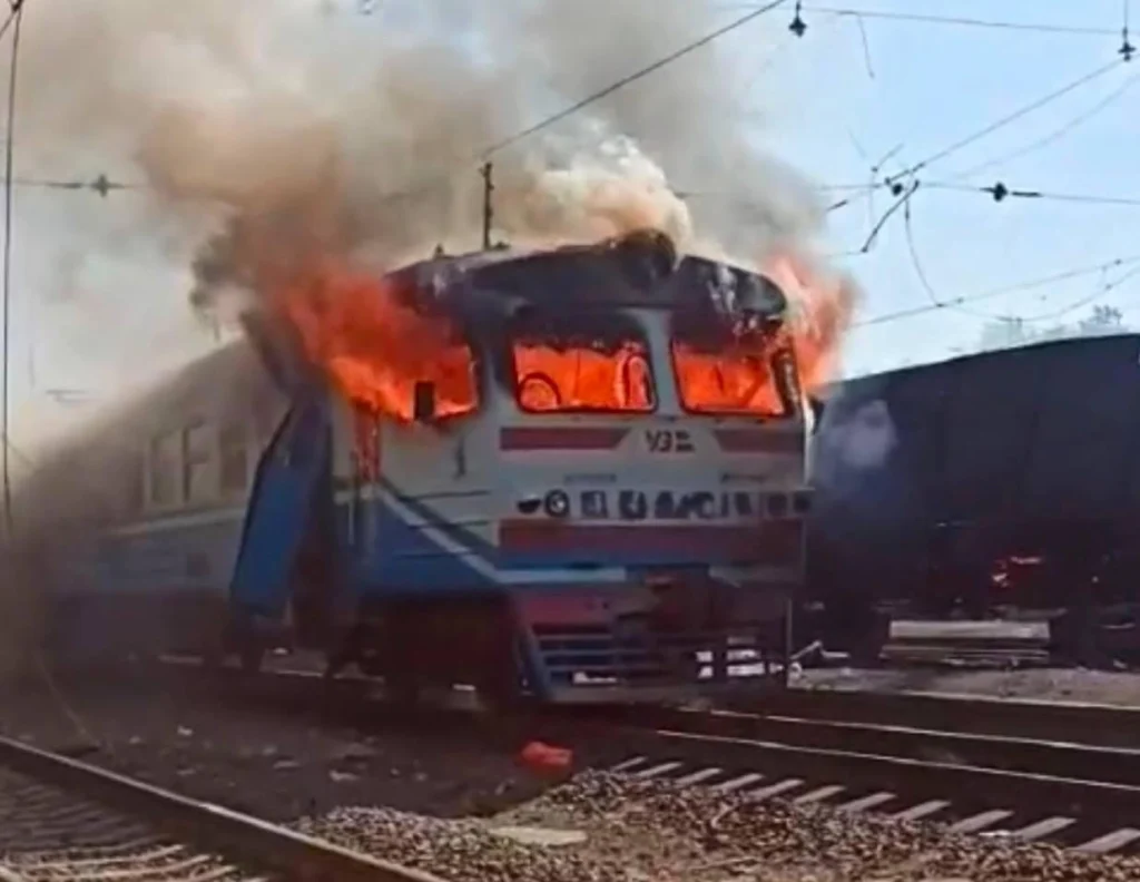 Russian Drone Hits Passenger Train in Lutsk as Attack Rocks Western Ukraine