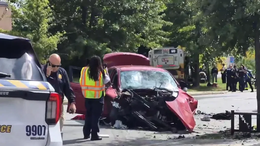 Baltimore MTA Bus Crash Leaves Several Injured After Car Collision