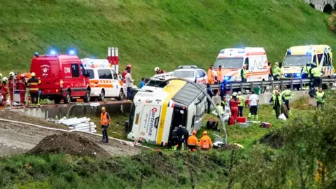 Switzerland Bus Crash: Several Dead After Dutch Tour Coach Overturns in Swiss Alps