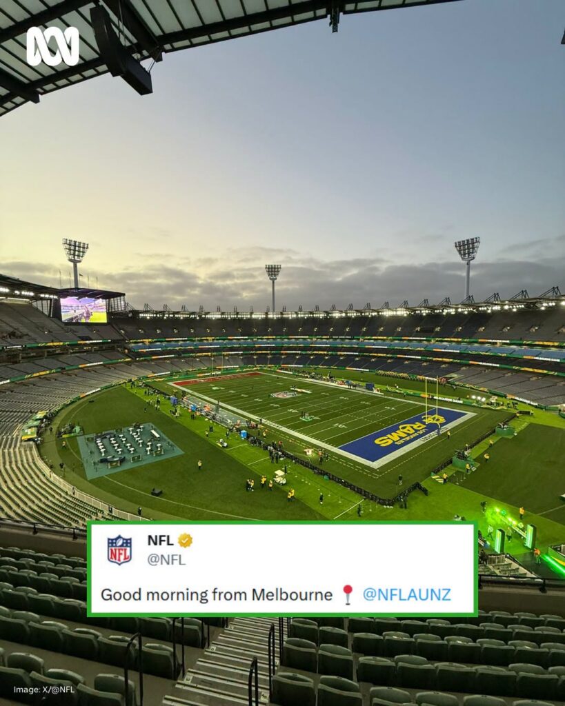 NFL Field at MCG Sparks âBinocularsâ Jokes Before Rams-49ers