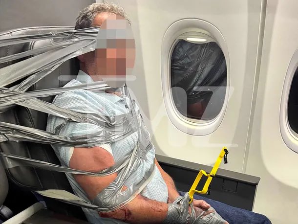 American Airlines Passenger Duct-Taped to Seat After Mid-Flight Meltdown
