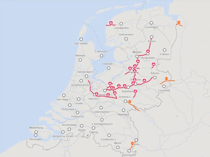 Dutch Rail Network Hit by Mass Sabotage — Metal Pipes Found at 30+ Locations