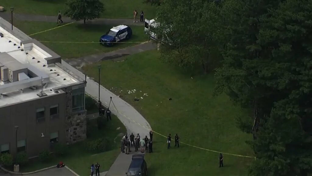 Multiple people injured after stabbing at Westchester Community College in Valhalla, New York; 2 suspects in custody. - local media