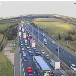 M62 Closed Near Huddersfield Over Person on Bridge Incident