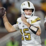 Alberto Mendoza playing quarterback for Georgia Tech during the 2026 college football season