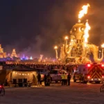 Burning Man 2026 campsite in Nevada Black Rock Desert