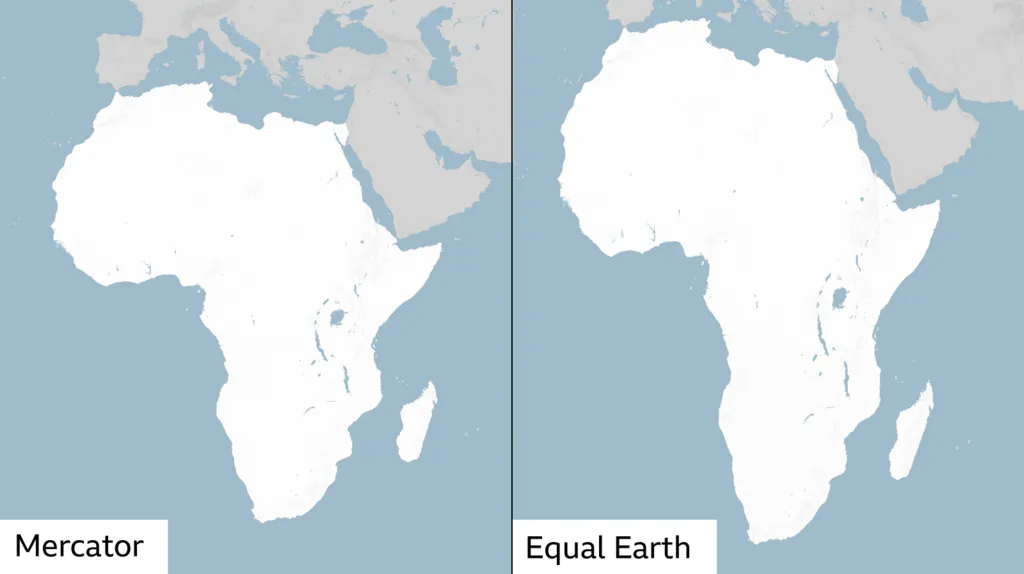 UN Backs New World Map Showing Africa’s True Size — U.S. Is the Only No Vote
