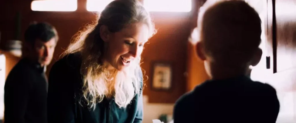 Nathan Fielder and Elizabeth Holmes in A24 documentary You Can See Everything