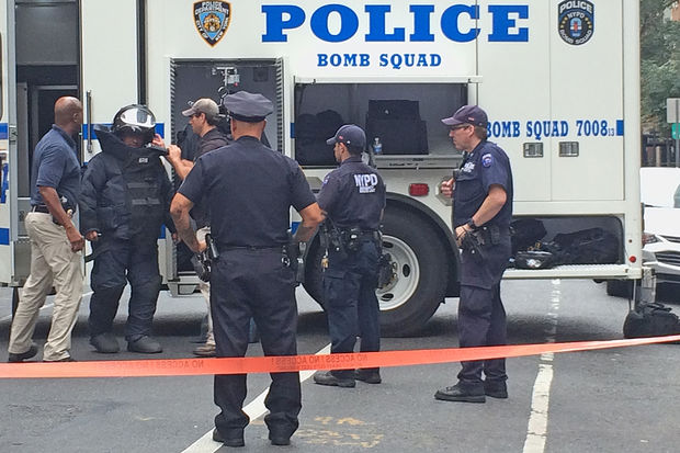 NYPD Bomb Squad at un trump visit