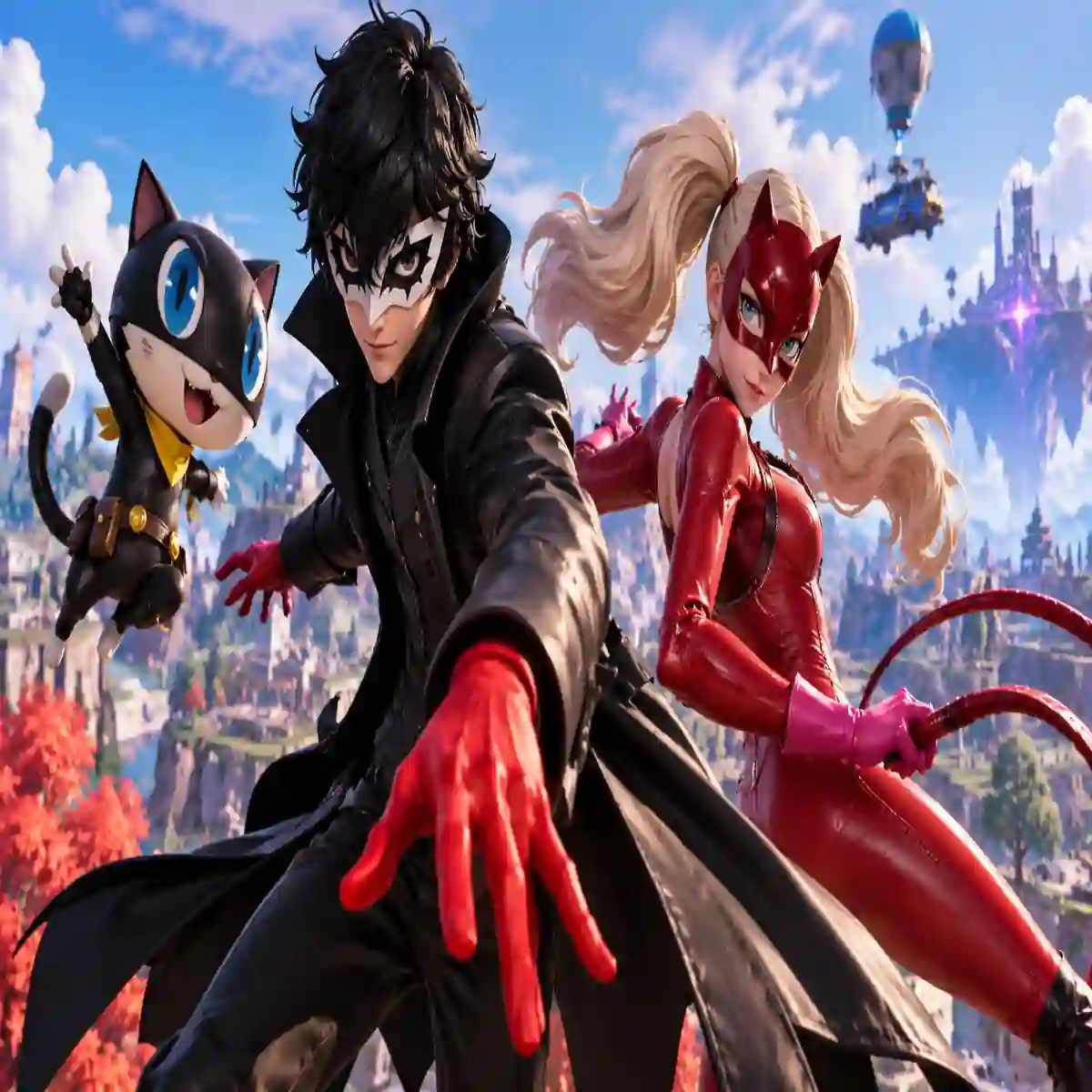 Fortnite Persona 5 Skins Revealed: Joker, Ann, Morgana and Release Date