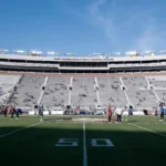 Florida State vs SMU game at Doak Campbell Stadium during a power outage