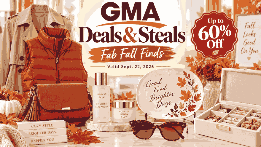 GMA Deals and Steals September 22 2026 fall finds