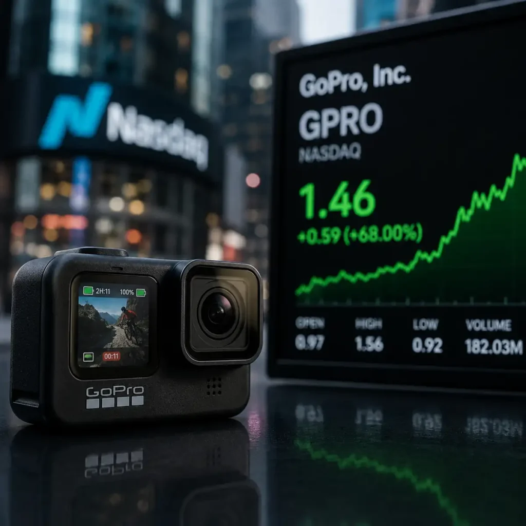 GoPro Stock (GPRO) Jumps 68% to $1.46 After Markiplier Stake and $285M Deal