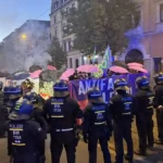 Halle Antifa Protest Today: Pyrotechnics Erupt as Thousands Take to Streets