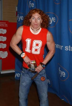 Carrot Top, whose real name is Scott Thompson