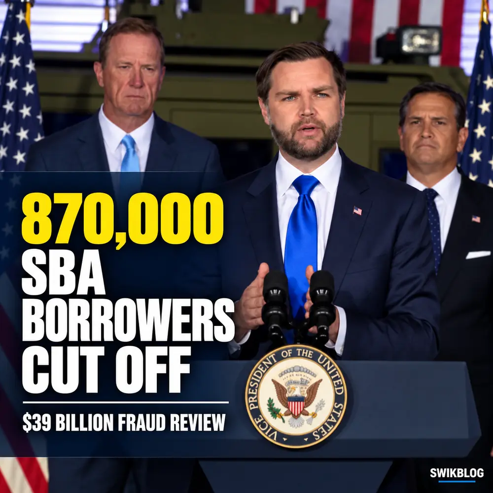 JD Vance Cuts Off 870,000 SBA Borrowers—but Are They Proven Fraudsters?