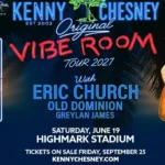 Country music stadium concert representing Kenny Chesney's 2027 Original Vibe Room Tour