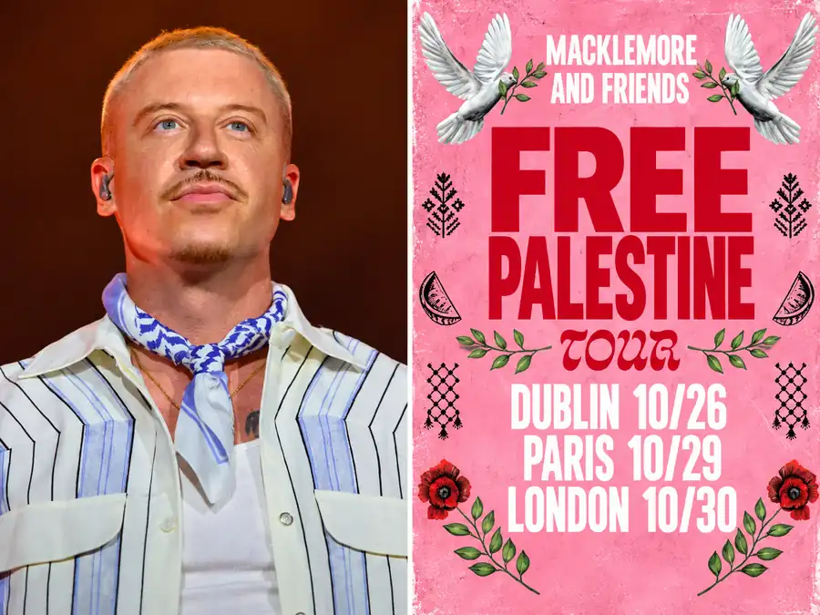Macklemore Free Palestine tour dates after Ed Sheeran exit