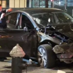Fatal NYC Tesla Crash: Passenger Killed After Car Smashes Into Midtown Scaffolding
