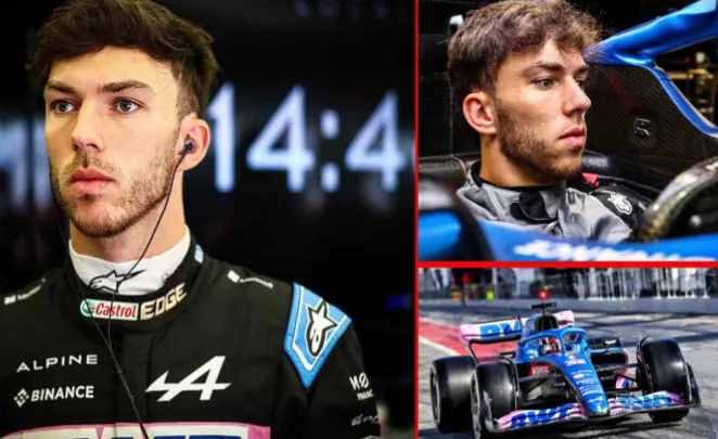 Pierre Gasly after taking pole position for the 2026 Italian Grand Prix at Monza