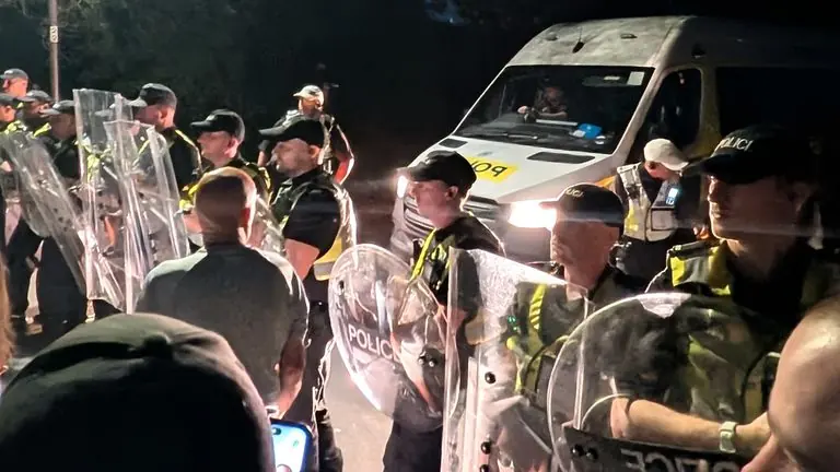 Portsmouth Protest Latest: Officers Injured