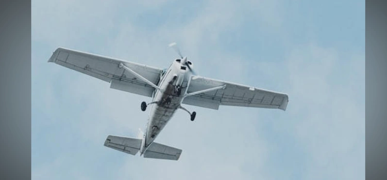 Small plane crash scene at Montgomery-Gibbs Executive Airport in San Diego