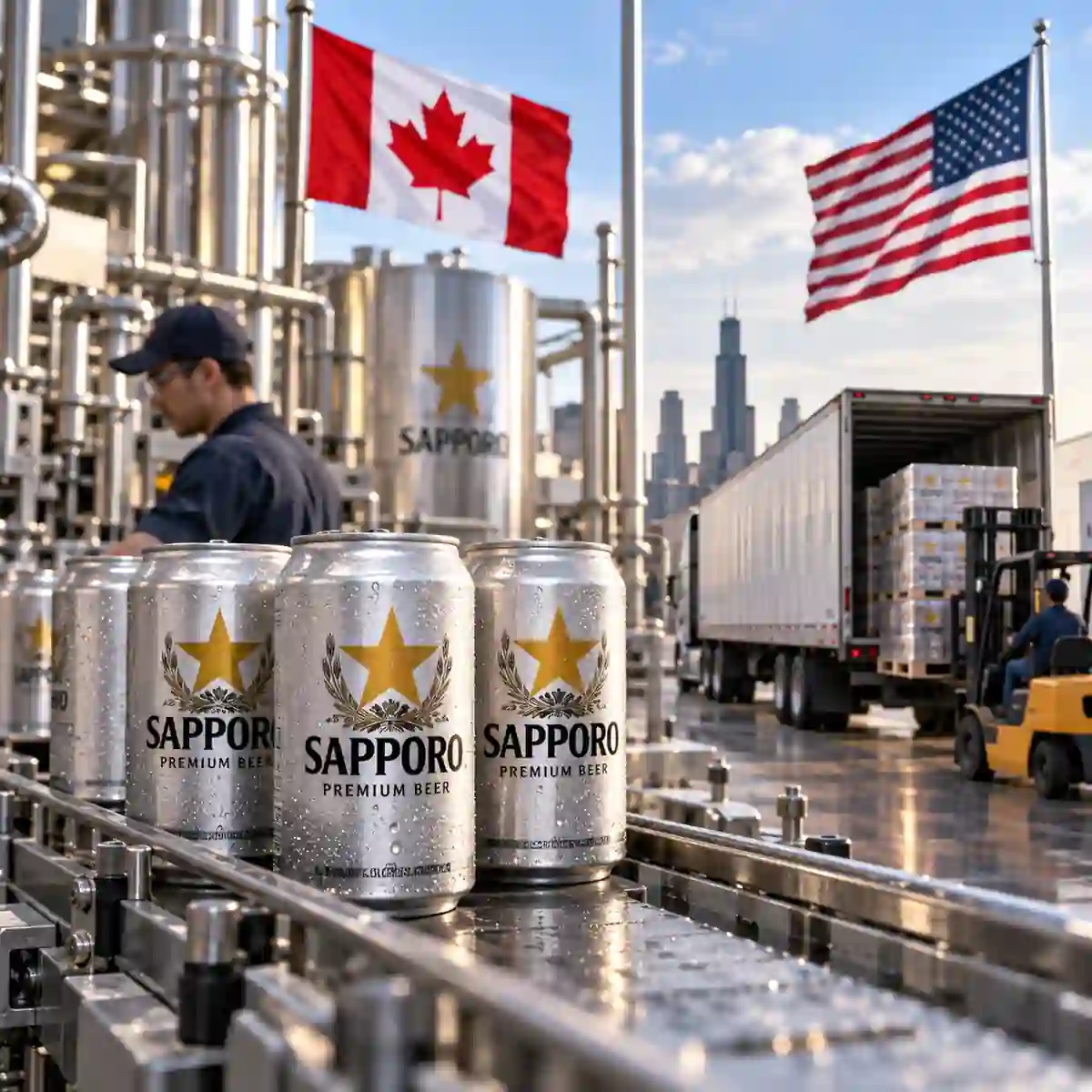 Sapporo Beer Moving Production to U.S. From Canada After 50% Tariffs