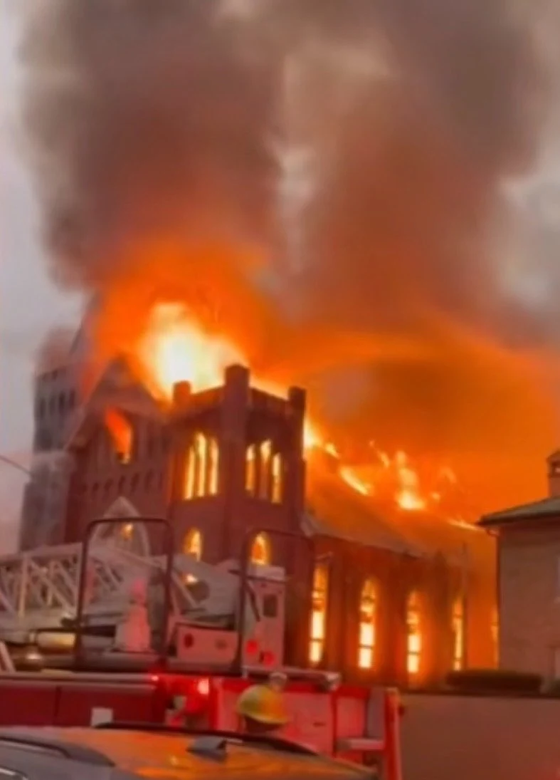 St. Agnes Church Destroyed in Toledo Fire