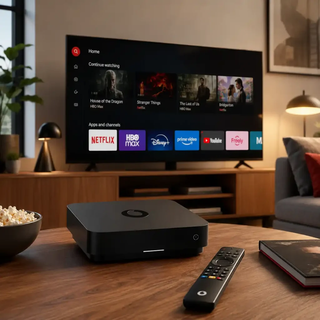 Vodafone TV UK Launching in October: Price, Channels, Netflix and HBO Max