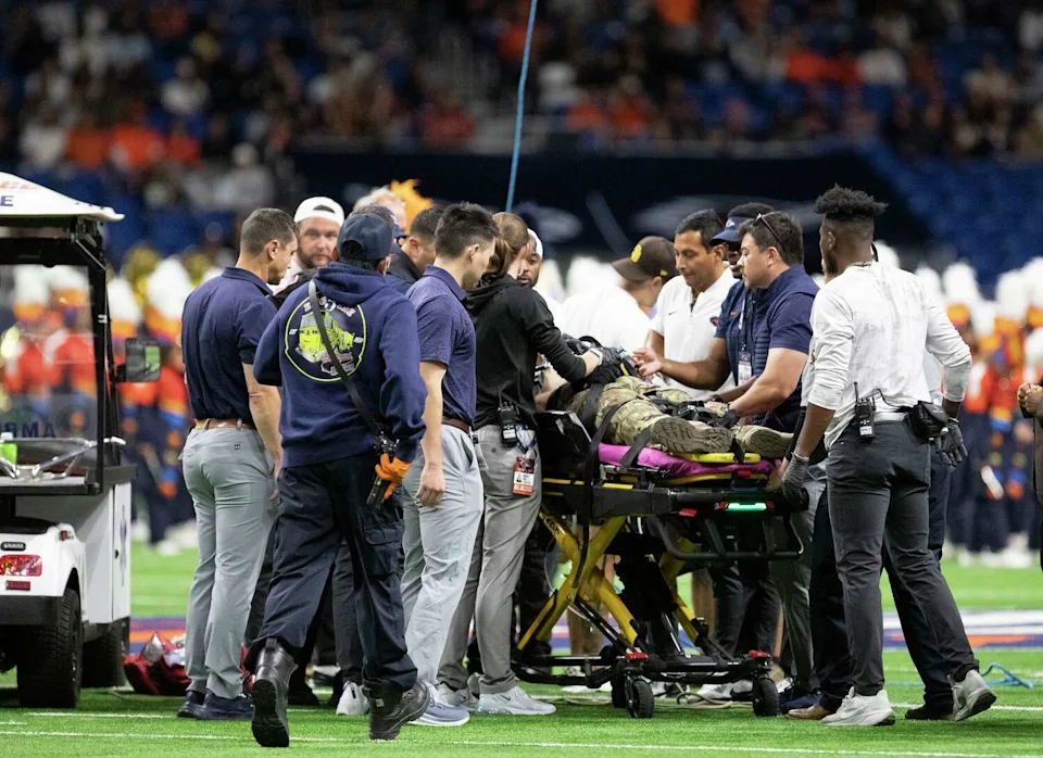 Alamodome rappelling accident