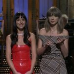 Taylor Swift Crashes Dakota Johnson’s SNL Monologue in Surprise Cameo